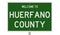 Road sign for Huerfano County