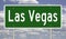 Road sign for Las Vegas