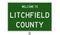 Road sign for Litchfield County