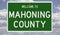 Road sign for Mahoning County