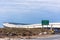 Road sign for Marc Basnight Bridge, Oregon Inlet, Pea Island National Wildlife Refuge, Cape Hatteras, NC