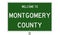 Road sign for Montgomery County