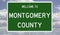 Road sign for Montgomery County