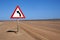 Road sign in the Namib Desert