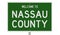 Road sign for Nassau County