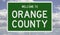 Road sign for Orange County