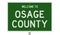 Road sign for Osage County