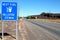 Road sign in outback Cobar Australia