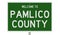 Road sign for Pamlico County