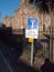 Road sign parking for residents only unauthorised vehicles will