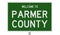 Road sign for Parmer County