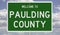 Road sign for Paulding County