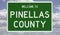 Road sign for Pinellas County