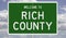 Road sign for Rich County