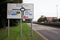 Road sign on the Rickmansworth Road, Watford to North Watford, Garston, St Albans, M25, Hemel Hempstead, town centre, Bushey and M