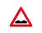 Road, sign, rough icon vector image. Can also be used for traffic signs. Suitable for web apps, mobile apps and print media