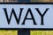 Road sign saying that way and this way and another way