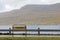 Road sign showing the direction to TÃ³rshavn, The Faroe Islands