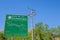 Road sign showing Ruta De Las Estrellas, Route Of The Stars, Elqui valley, Vicuna, IV Region De Coquimbo, Chile