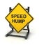 Road sign - speed hump