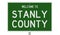 Road sign for Stanly County