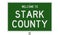 Road sign for Stark County