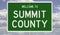 Road sign for Summit County