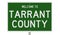 Road sign for Tarrant County