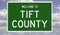 Road sign for Tift County