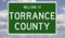 Road sign for Torrance County