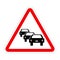 Road sign TRAFFIC QUEUES LIKELY AHEAD on white, illustration
