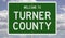 Road sign for Turner County