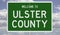 Road sign for Ulster County