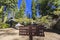 Road sign at Upper Yosemite Fall Trail