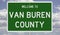 Road sign for Van Buren County