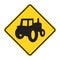 Road Sign Warning - Truck Cros