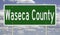 Road sign for Waseca County