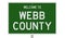 Road sign for Webb County