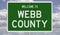 Road sign for Webb County