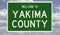 Road sign for Yakima County