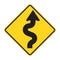 Road Sign - ZigZag