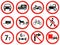 Road signs used in Russia