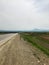 Road and sky as well as mountains in the daytime