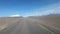 Road straight asphalt volcano desert sky empty nobody atacama