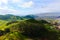 Road TF-12 in Anaga Rural Park - view on La Laguna valley, Tenerife, Canary Islands