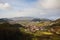 Road TF-12 in Anaga Rural Park - view on La Laguna valley, Tenerife, Canary Islands