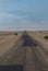 Road in Thar Desert in Jaisalmer Rajastan