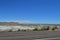 Road thru Petrified National Forest Sandy Desert Crusty Surface Road