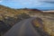 Road in Timanfaya National Park, Lanzarote, Spain