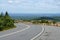 Road to Acadia National Park on Cadillac Mountain